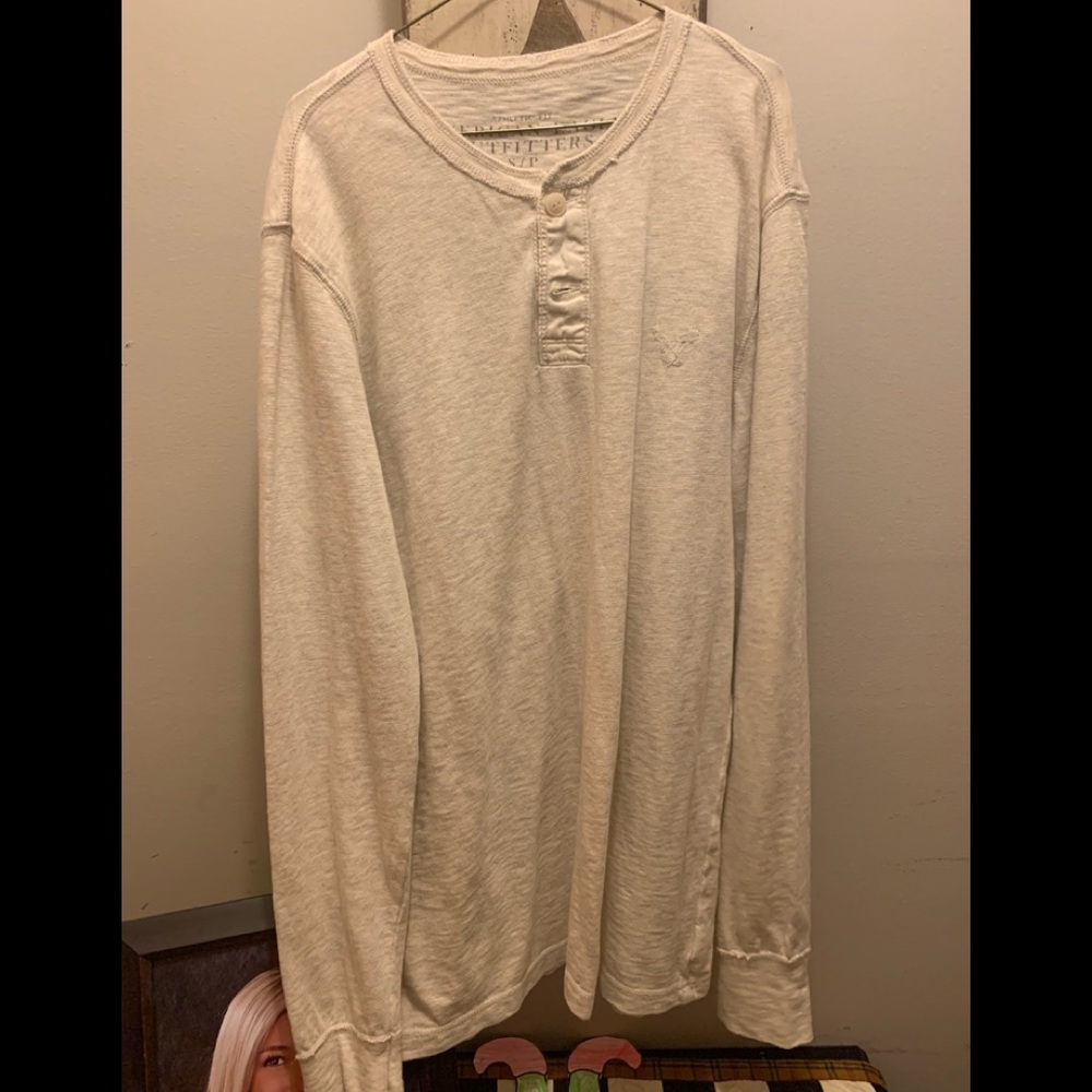 American eagle cream dress size small